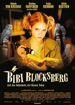Filmplakat des Films Bibi Blocksberg und das Geheimnis der blauen Eulen