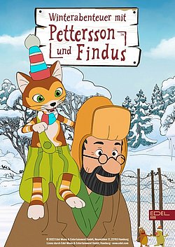 Filmplakat des Films Winterabenteuer mit Pettersson und Findus