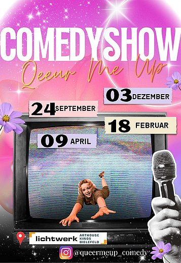 Filmplakat des Films Queer Me Up Comedyshow