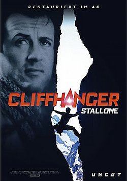 Filmplakat des Films Cliffhanger - Nur die Starken überleben