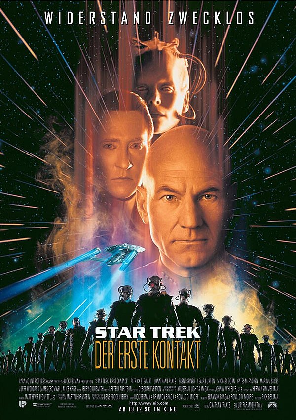 Filmplakat des Films Star Trek VIII - Der erste Kontakt