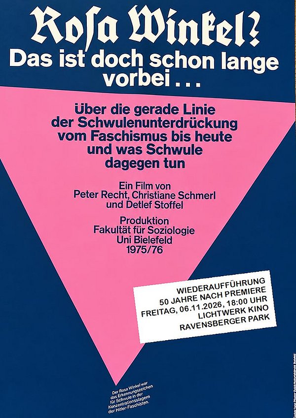 Filmplakat des Films 50 Jahre Rosa Winkel? Das ist doch schon lange vorbei...