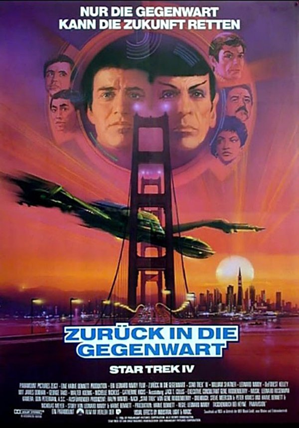 Filmplakat des Films Star Trek IV - Zurück in die Gegenwart
