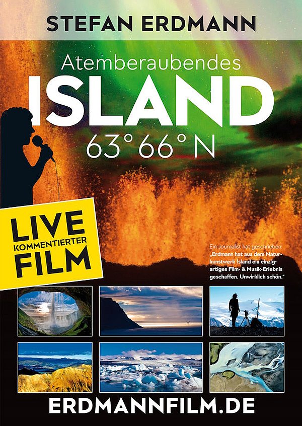 Filmplakat des Films ISLAND 63°66°N