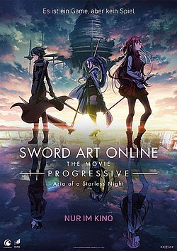 Filmplakat des Films ANIME NIGHT: Sword Art Online The Movie: Progressive - Aria of a Starless Night