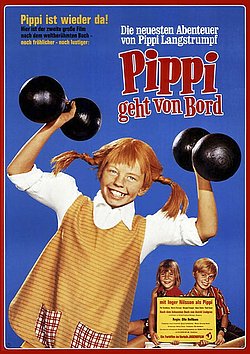 Filmplakat des Films Pippi geht von Bord