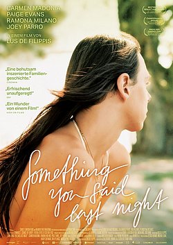 Filmplakat des Films Something you said last Night