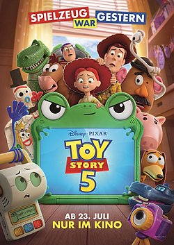 Filmplakat des Films Toy Story 5 (Ukrainische Sprachfassung)