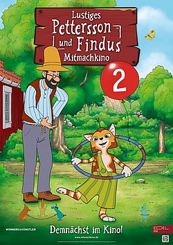 Filmplakat des Films Lustiges Pettersson und Findus Mitmachkino 2