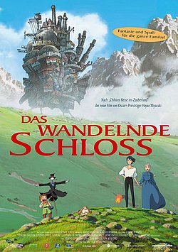 Filmplakat des Films Das wandelnde Schloss