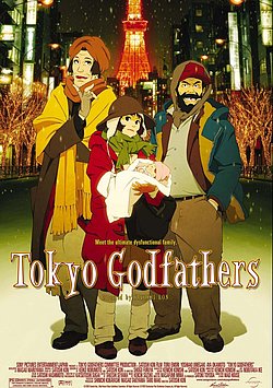 Filmplakat des Films NIPPON CINEMA - Anime Special: Tokyo Godfathers