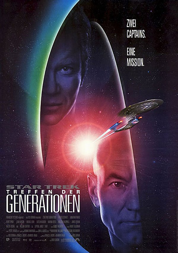 Filmplakat des Films Star Trek VII - Treffen der Generationen