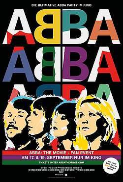Filmplakat des Films ABBA: The Movie - Fan Event