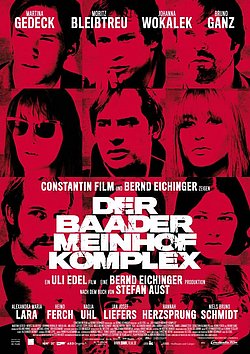 Filmplakat des Films Der Baader Meinhof Komplex